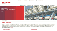 Desktop Screenshot of allma.saurer.com
